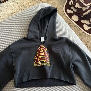 ASU Vintage cropped hoodie